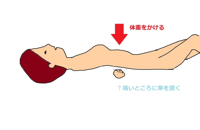 妊婦向け仰向けマッサージ