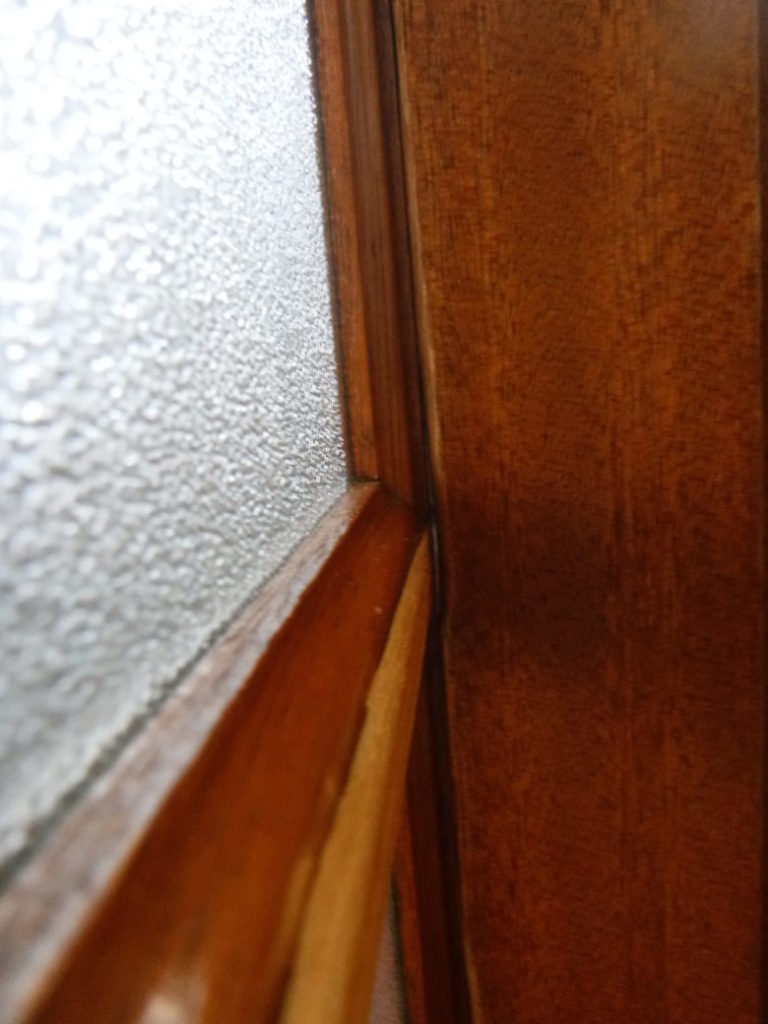 削った柱（after）