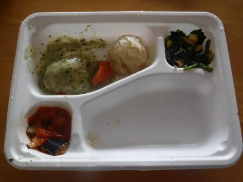 ママの休食　白身魚のフリット米完食