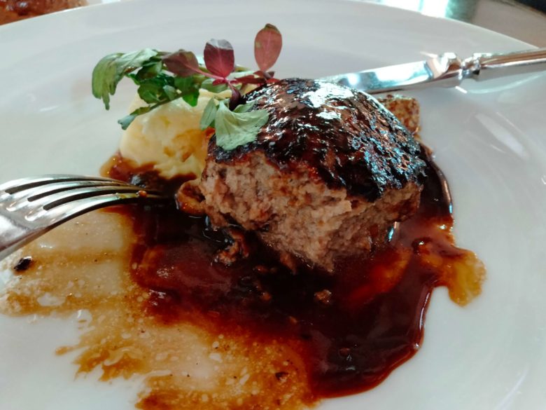 cafe1894 ハンバーグステーキ接写