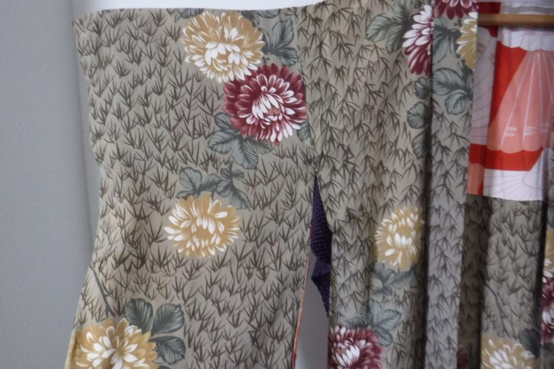 大江戸骨董市戦利品　大正ロマン羽織