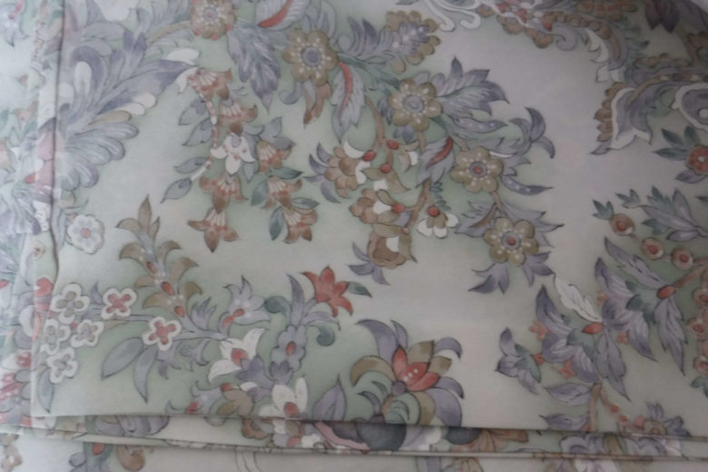 大江戸骨董市戦利品　単衣の着物