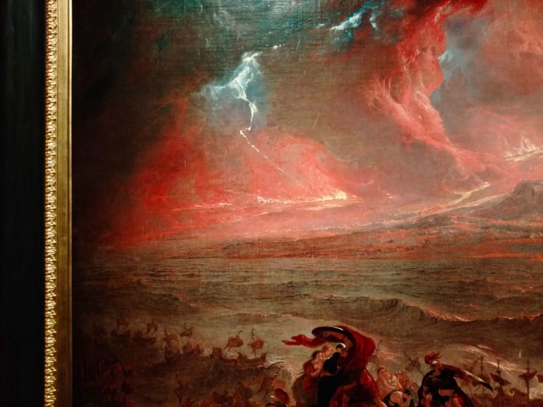 ジョン・マーティン「ポンペイとヘルクラネウムの崩壊」部分