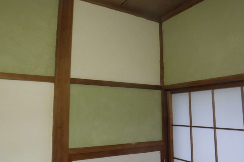 完成後の漆喰壁